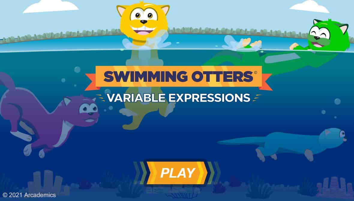Swimming otters variable expressions