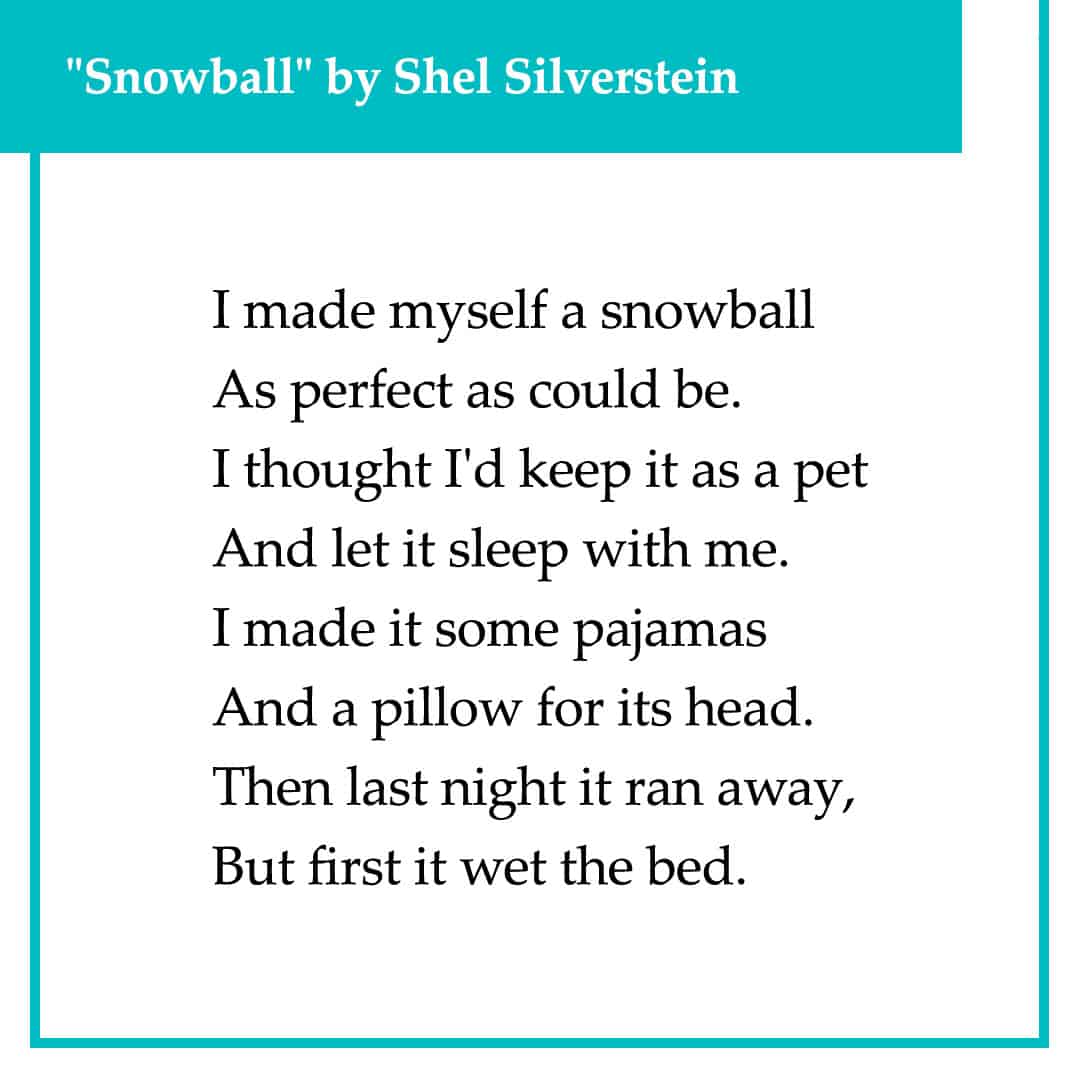 snowball poem