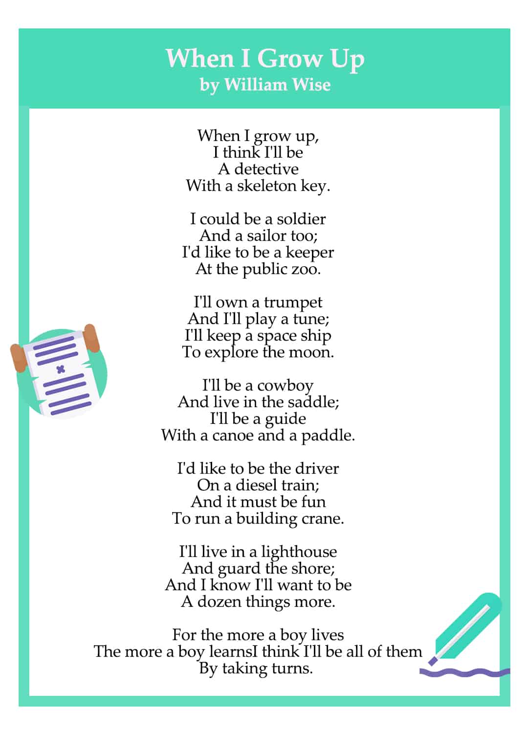 28 Heartwarming 4th Grade Poems - Teaching Expertise