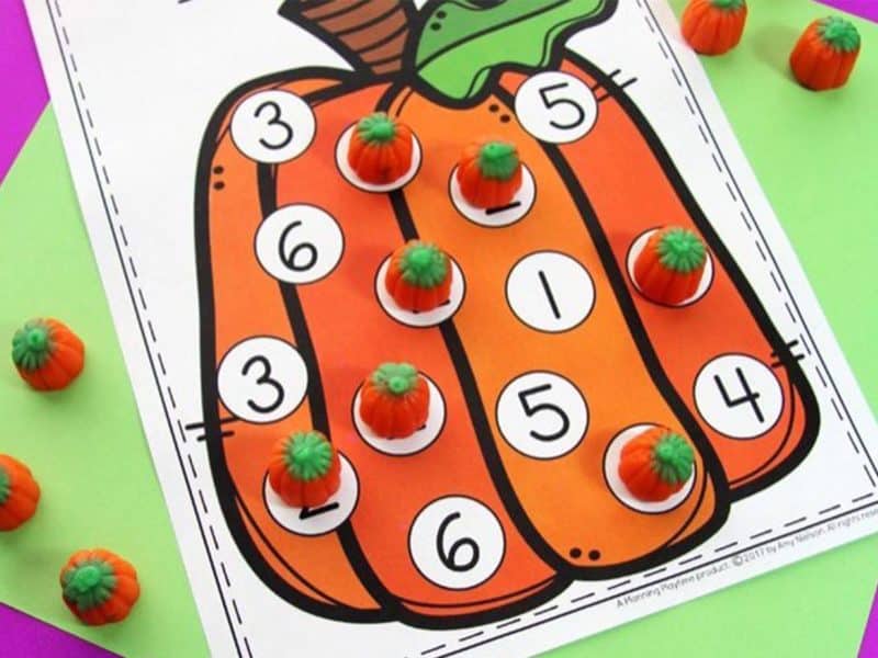 pumpkin math activities