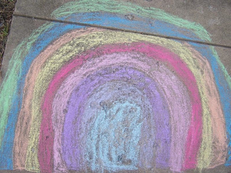 sidewalk chalk activities