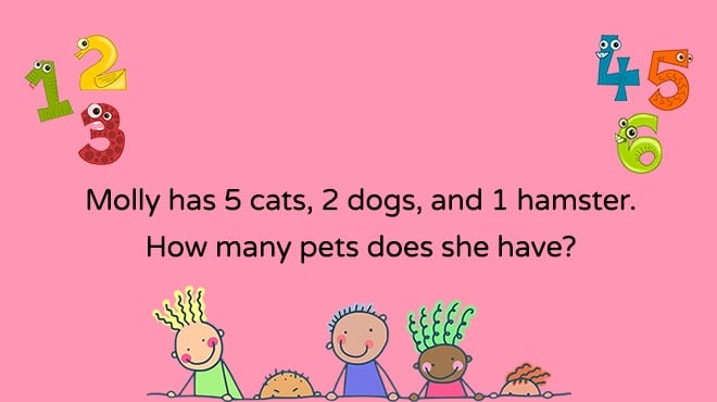 kindergarten word problems
