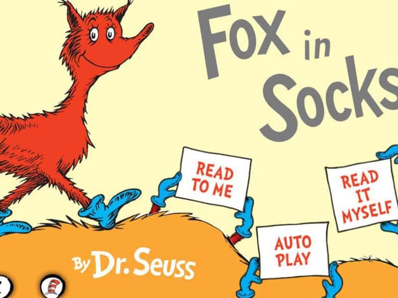 fox in socks activities
