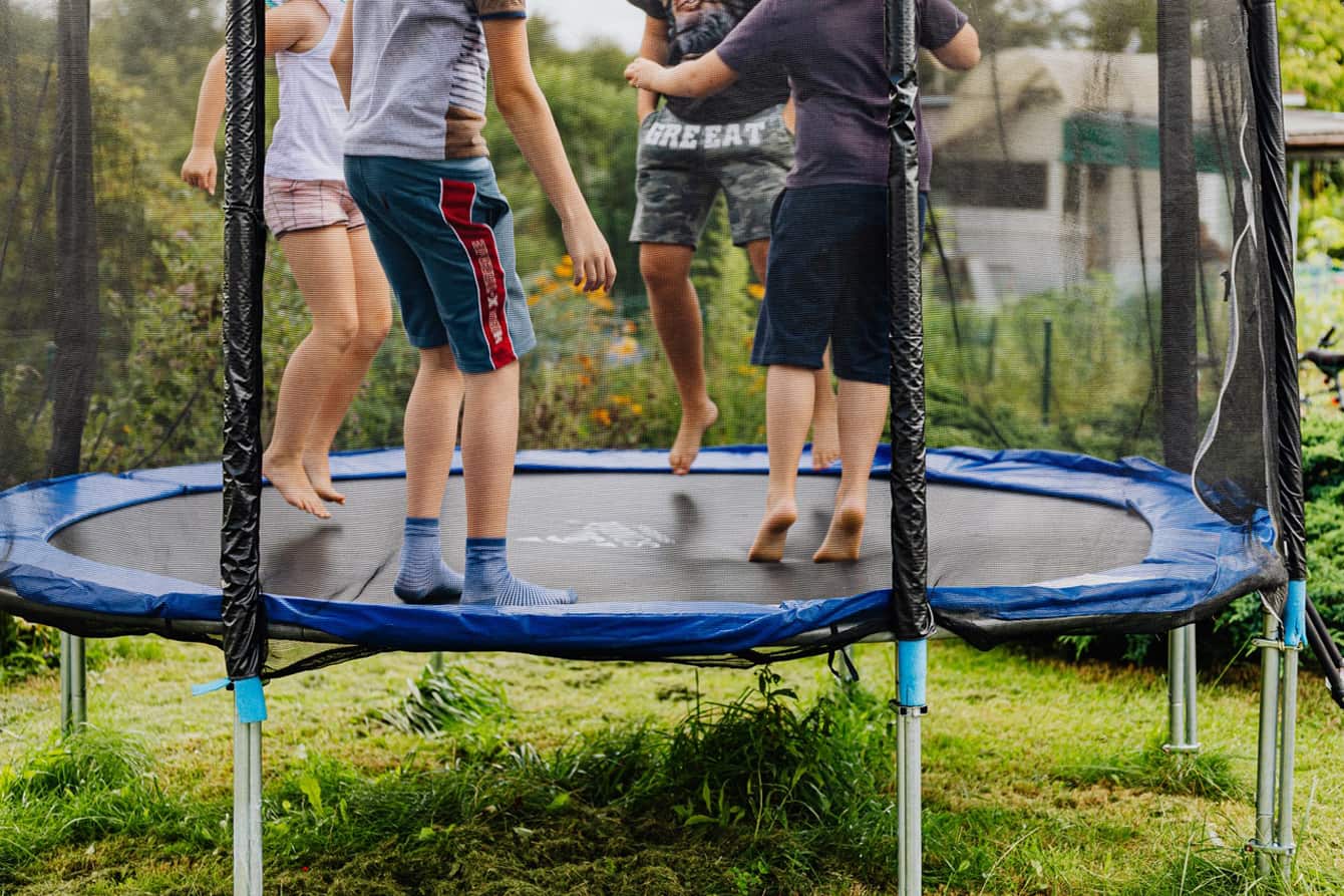 trampoline games for kids