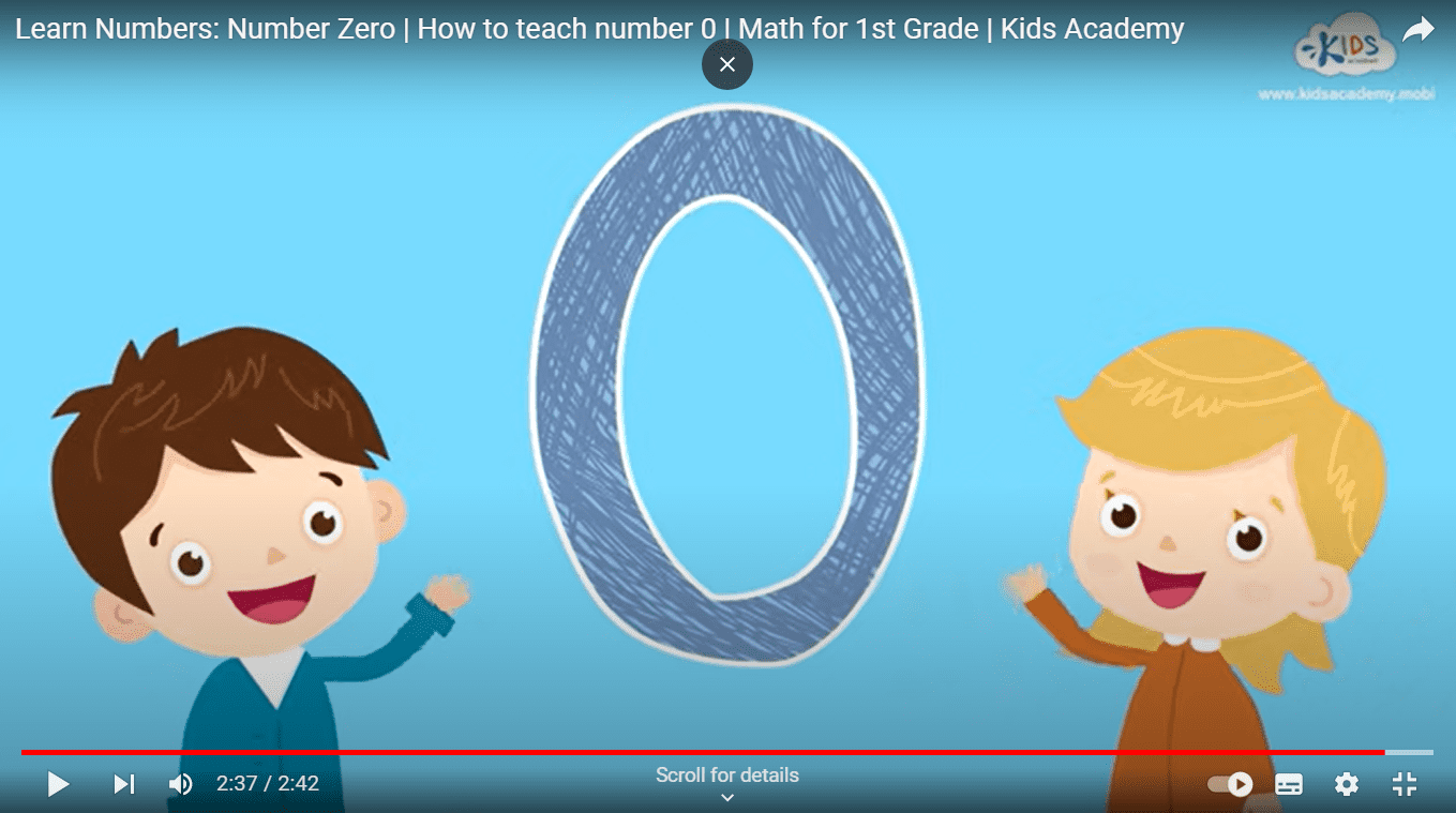 learn number zero