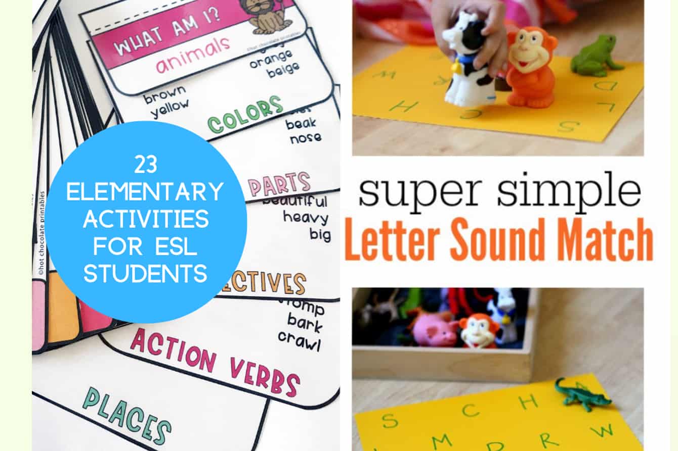 elementary activities for esl students