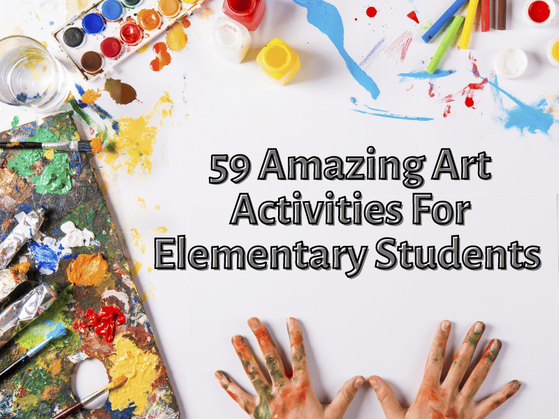 36 Elementary Art Lessons for Kids - Happiness is Homemade