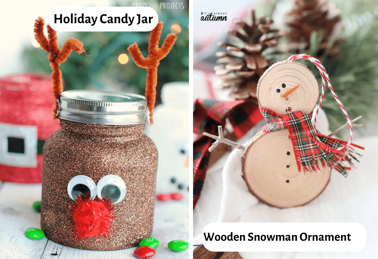 Wood Block Snowman Craft - Crafty Morning