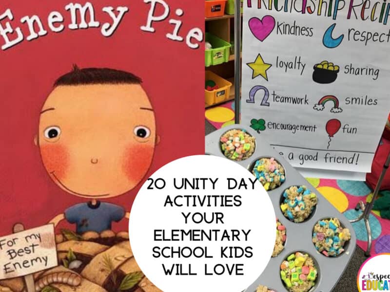 unity day activities for elementary