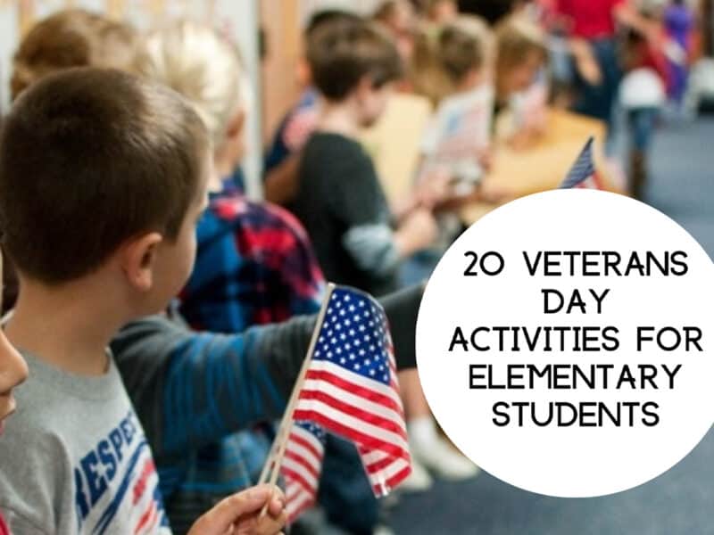 veterans day activities for elementary students
