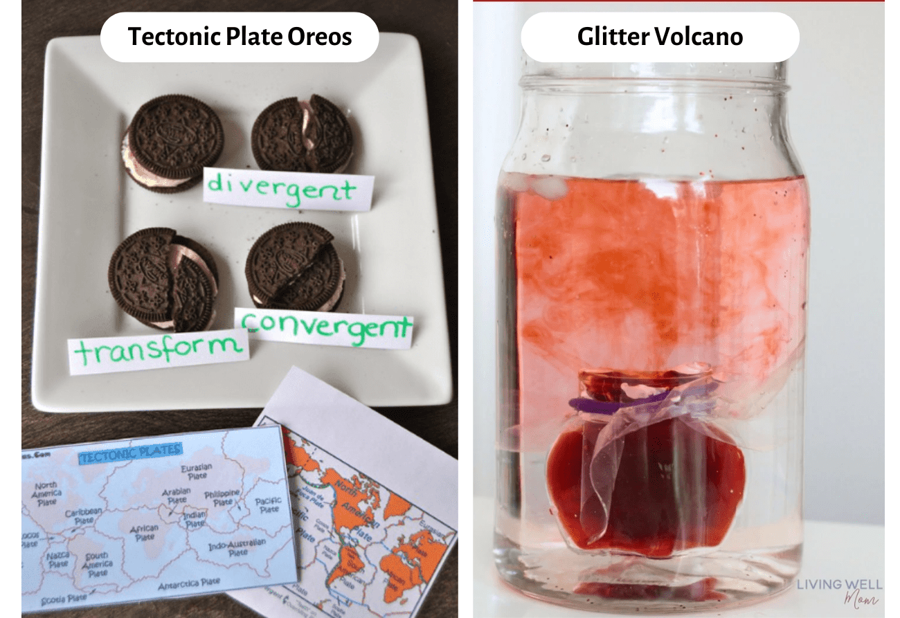 Underwater volcano science project