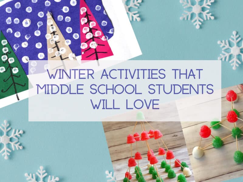 winter activities for middle school students