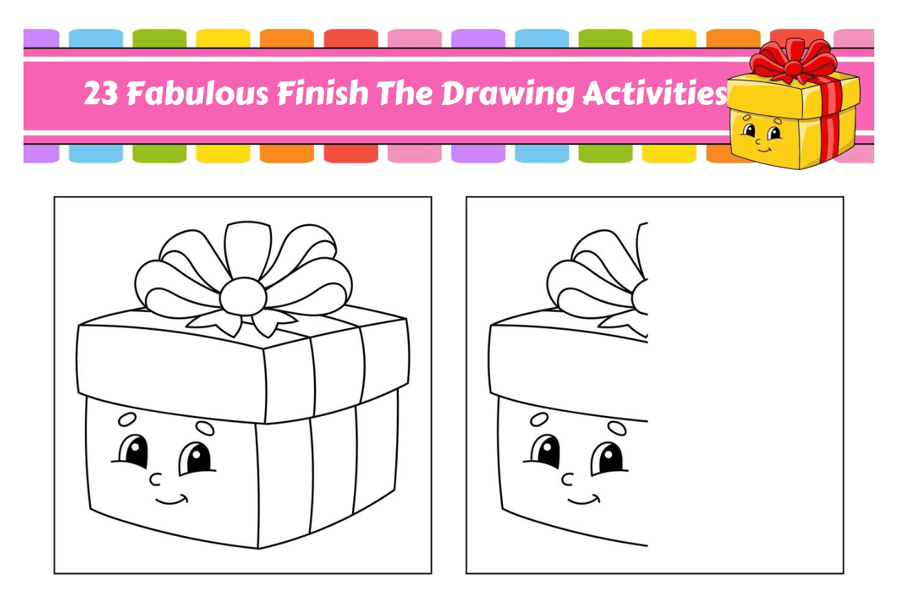 23 Fabulous Finish The Drawing Activities