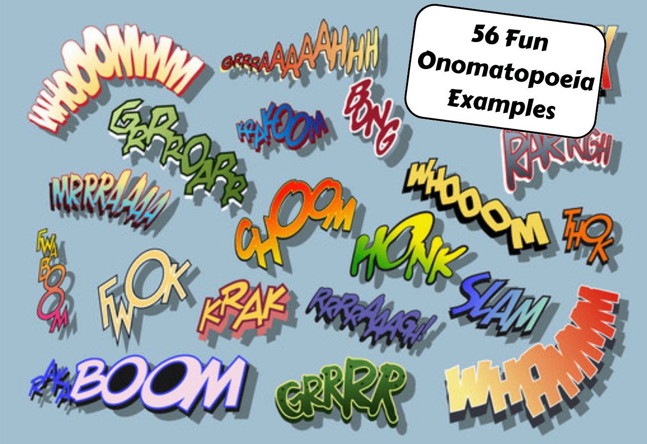 56 Fun Onomatopoeia Examples - Teaching Expertise