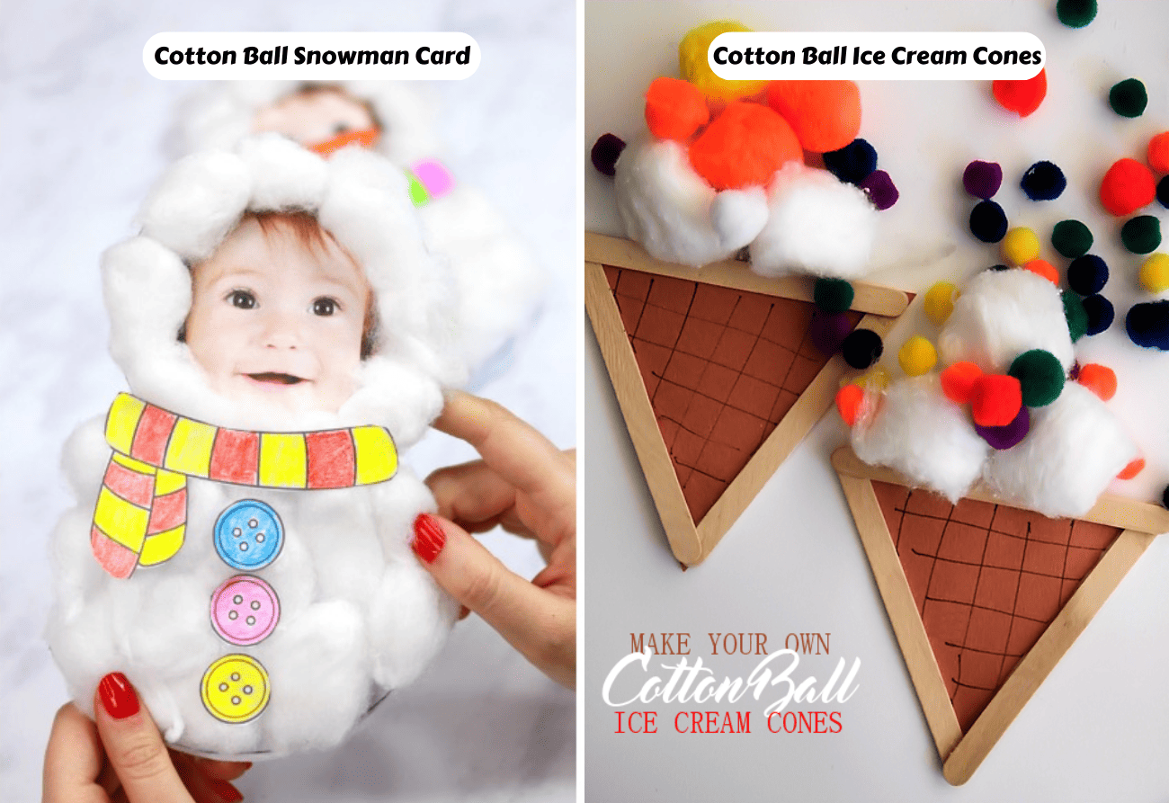 28 Crafty Cotton Ball Activities For Kids - Teaching Expertise