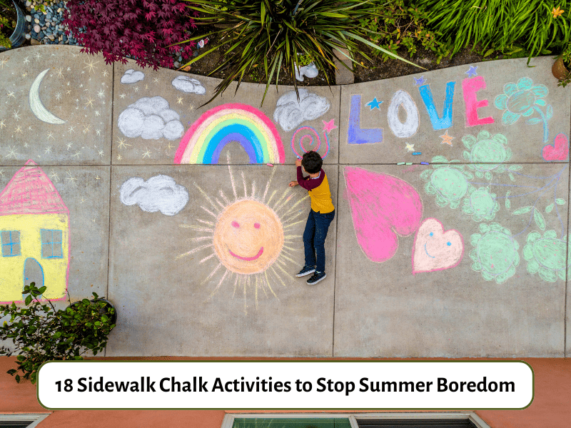 16 Fun Sidewalk Chalk Activity Ideas - Super Healthy Kids