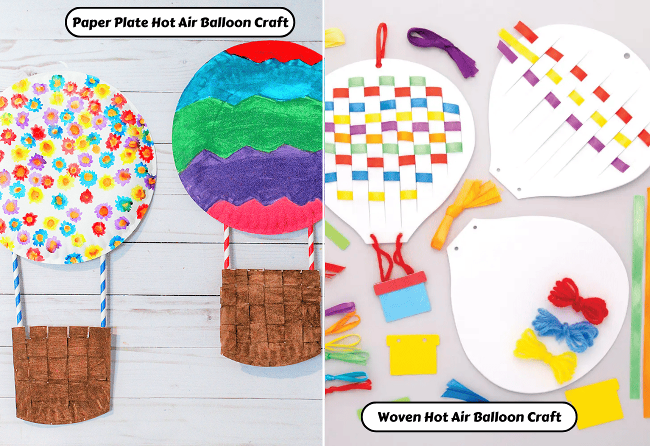 Finger paint rainbow craft - The Craft Balloon