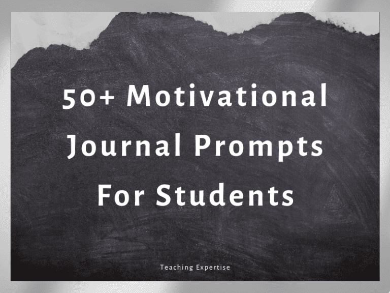 50+ Motivational Journal Prompts For Students - Teaching Expertise
