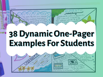 38 Dynamic One-Pager Examples For Students - Teaching Expertise
