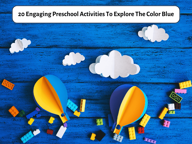 20 Color Blue Preschool Activities: Crafts Puzzles And Worksheets 20 Color Blue Preschool Activities: Crafts Puzzles And Worksheets
